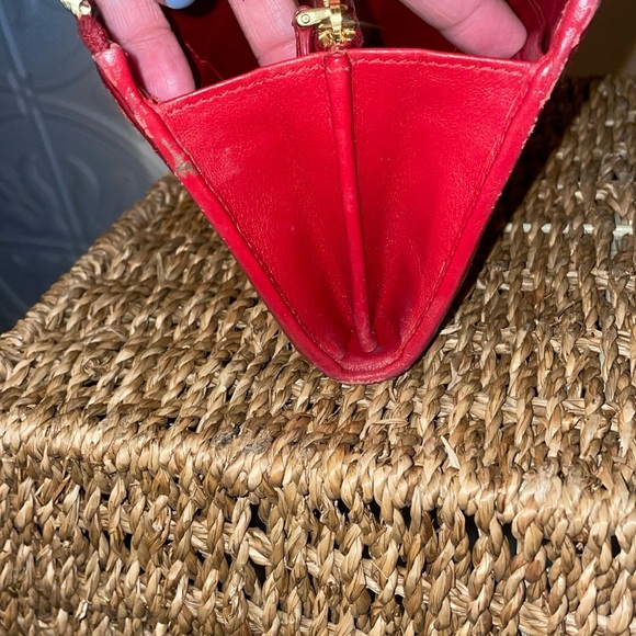 Prada Red Quilted Leather Wallet - Picture 4 of 6